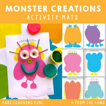 Self Portrait Fine Motor Mats - Taming Little Monsters