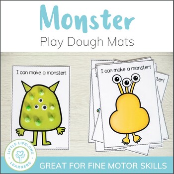 Printable Number Playdough Mats - Messy Little Monster