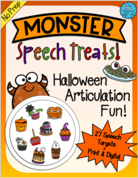 Preview of Monster Speech Treats: Halloween Articulation Fun