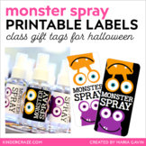 Monster Spray Labels