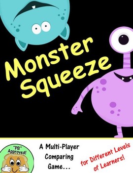 Preview of Monster Squeeze- A Comparing Numbers Math Game