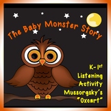Halloween Activity for Elementary Music: Baby Monster Stor