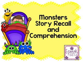 Preview of Monster Story Recall and Comprehension