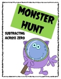 Monster Subtraction Scavenger Hunt