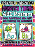 Monster Theme Alphabet Posters FRENCH VERSION