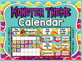 Monster Theme Calendar