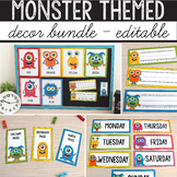 Monster Theme Classroom BUNDLE