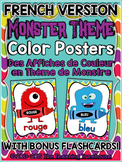 Monster Theme Color Posters FRENCH VERSION