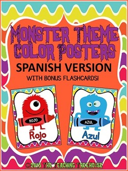 Monsters Themed Spanish BIENVENIDOS (Banderines BIENVENIDOS de  Monstruitos)