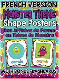 Monster Theme Shape Posters FRENCH VERSION