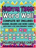 Monster Theme Word Wall