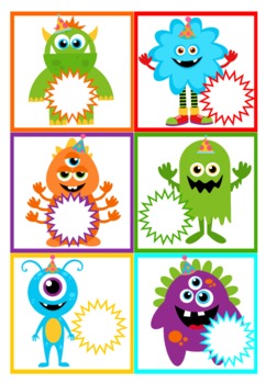 Monster Themed Birthday Display by FlapJack Educational Resources