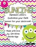 Monster Themed Buntings- Customize Your Own Banner!