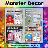 Monster Theme Classroom Decor Bundle