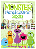 Monster Themed Classroom Goodies