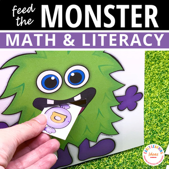 Preview of Monster Themed Letter Recognition Activities | Beginning Sounds | Rhyming | PK K