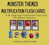 Monster Themed Multiplication Flash Cards