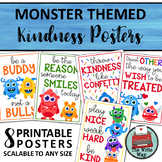 Monster Theme Kindness Posters