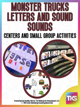 Preview of Monster Truck Letters & Sounds