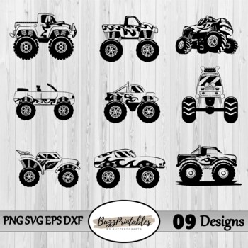 Free Free 342 Simple Monster Truck Svg SVG PNG EPS DXF File