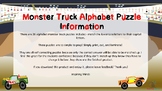 Monster Trucks and Rock Uppercase and Lowercase Alphabet L