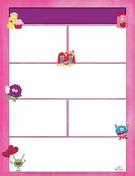Preview of Monster Valentine Newsletter for Word_Generation 1