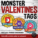 Valentine Tags for the Five Senses Gift Cards