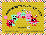Monster Valentine's Day Bash Math Concept Review
