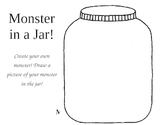 Monster Writing in a Jar {FREEBIE}