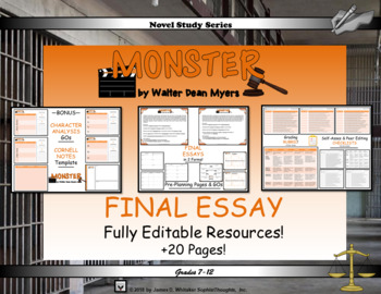 monster essay walter dean myers
