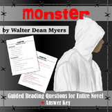 Monster (Walter Dean Myers) Guided Reading Questions