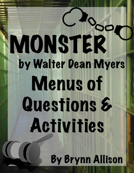 monster walter dean myers answers pdf
