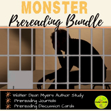 Monster by Walter Dean Myers Prereading Activities Bundle
