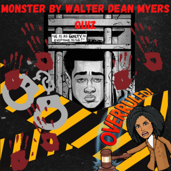 Preview of Monster by Walter Dean Myers Quiz: July 6th