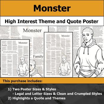 monster walter dean myers literary analysis