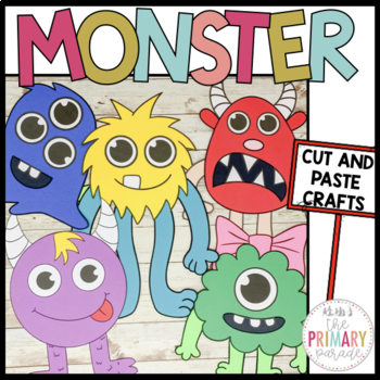 Preview of Monster craft bundle | Halloween crafts | Space crafts | Alien craft