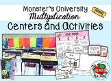 Monster's University Multiplication Centers and Activities