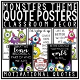 Monsters Aliens Classroom Decor Theme Motivational Posters