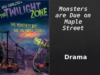 Preview of "The Monsters Are Due On Maple Street" Unit Lesson