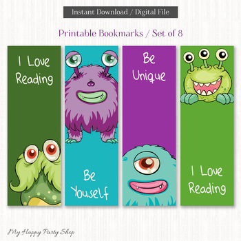 funny printable bookmarks
