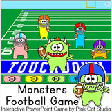 Monsters Football Language or Math Game - Fun for Back to 