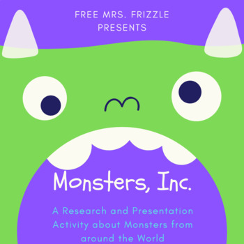Preview of Monsters, Inc.: An Engaging Research and Presentation Resource