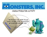 Monsters Inc. Literary Characterization Activity