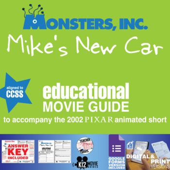 Preview of Monsters, Inc. Mike's New Car Pixar Short Video Guide | Questions (2002)