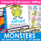 Monster Character Traits Lesson, writing - second grade, t