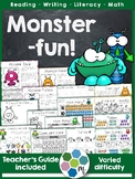 Monsters Literacy and Math Unit