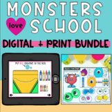 Monsters Love School DIGITAL and PRINT BUNDLE- Book Compan
