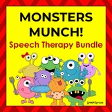 Monsters Munch! Speech Therapy Activities Bundle