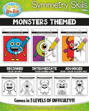 Monsters Symmetry Skill Activity Pack {Zip-A-Dee-Doo-Dah Designs}