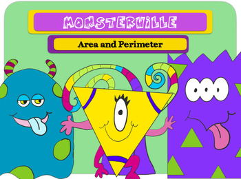 Preview of Monsterville Area and Perimeter